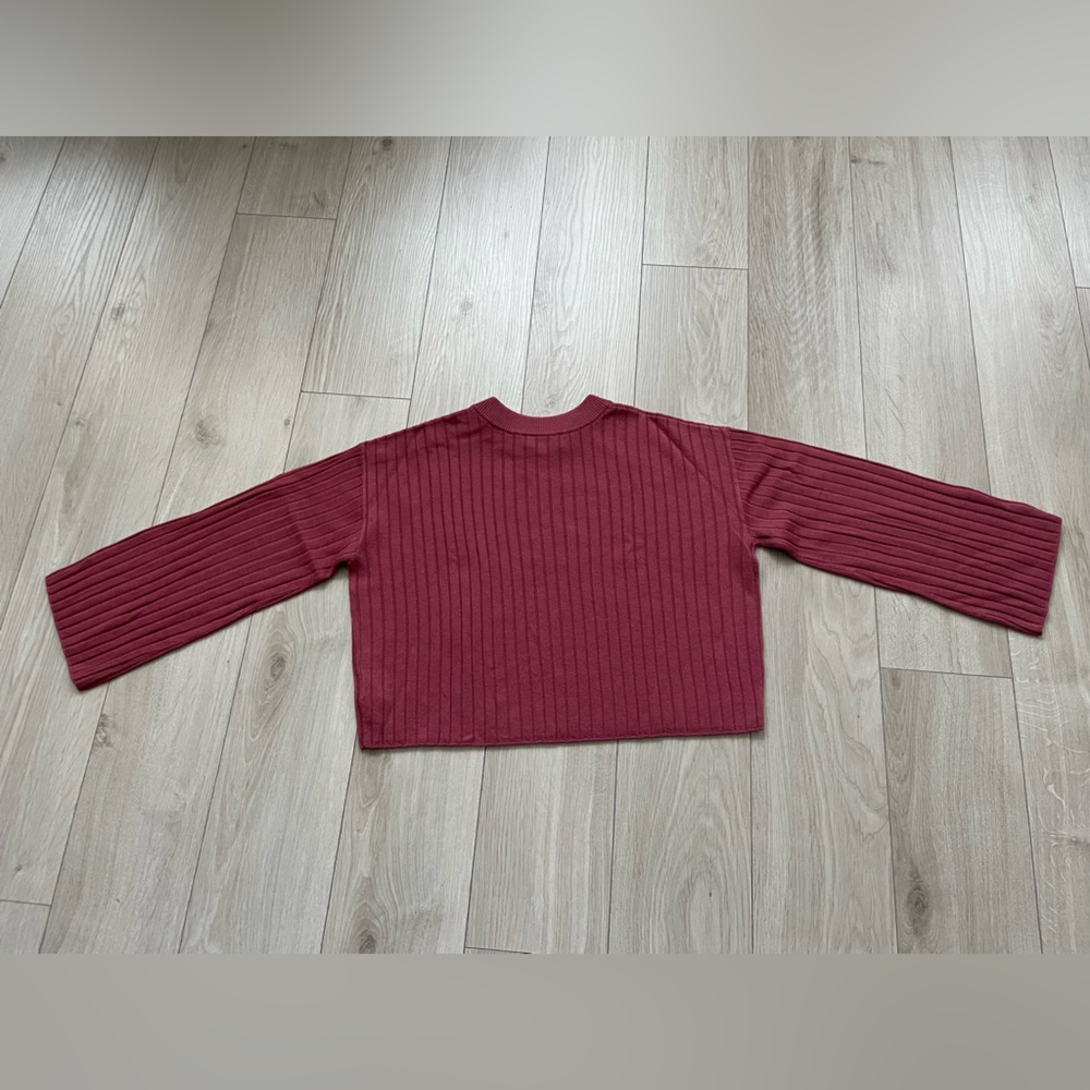 Sézane Maxence jumper, merino wool, Rosewood, XXS, NWT, price is firm - Picture 12 of 12